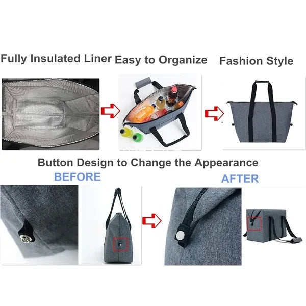 Cooler Tote Bag, Picnic Lunch Box