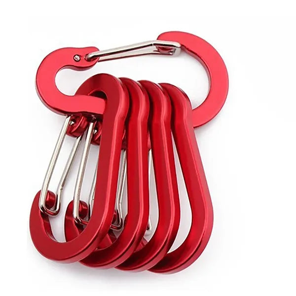 Multi-Use Aluminum Carabiner Clips