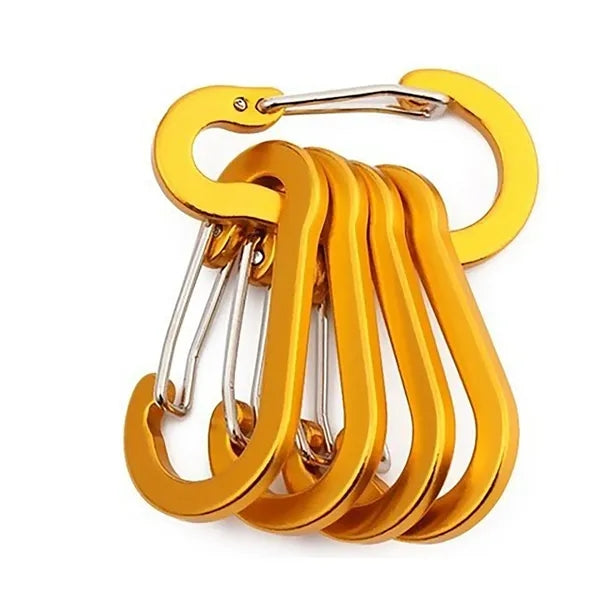 Multi-Use Aluminum Carabiner Clips