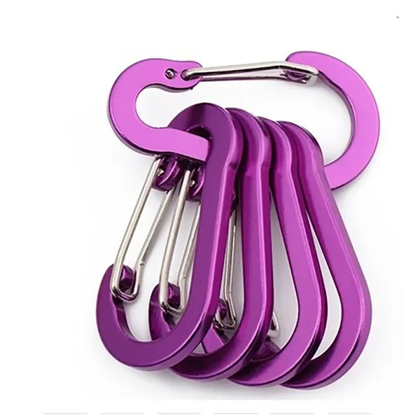 Multi-Use Aluminum Carabiner Clips