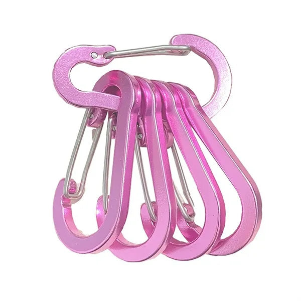 Multi-Use Aluminum Carabiner Clips