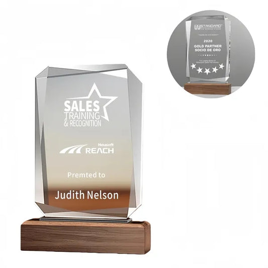 Rectangle Crystal Award