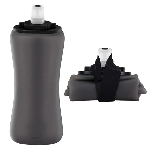 12-oz Collapsible Leak-Proof Running Bottle with Wrist Strap