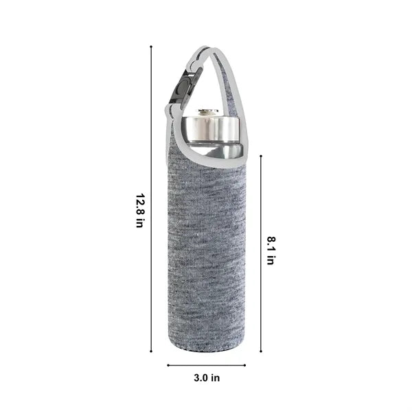 3mm Neoprene Large Bottle Sleeve with Clip Handle