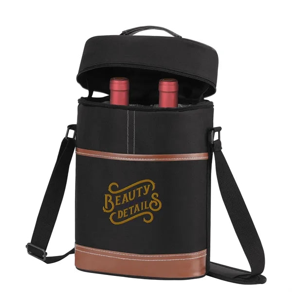 Double Bottle Insulated Wine Cooler Bag