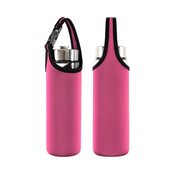 3mm Neoprene Large Bottle Sleeve with Clip Handle
