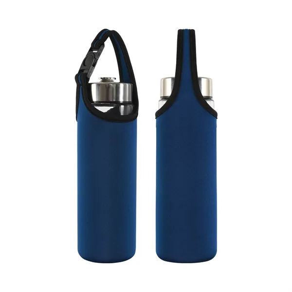 3mm Neoprene Large Bottle Sleeve with Clip Handle