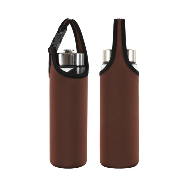 3mm Neoprene Large Bottle Sleeve with Clip Handle