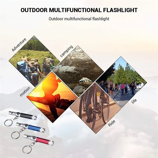 3 in 1 survival tool whistle flashlight compass for outdoor