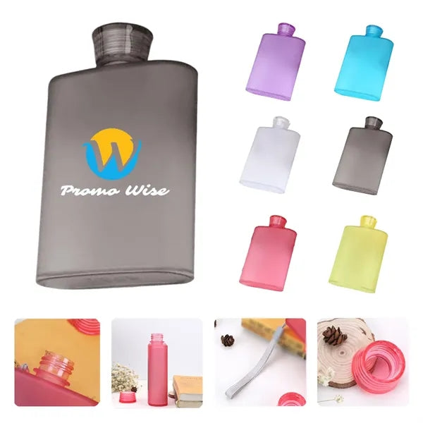 13.5oz Gradient Lightweight Glass Water Bottle with Lanyard