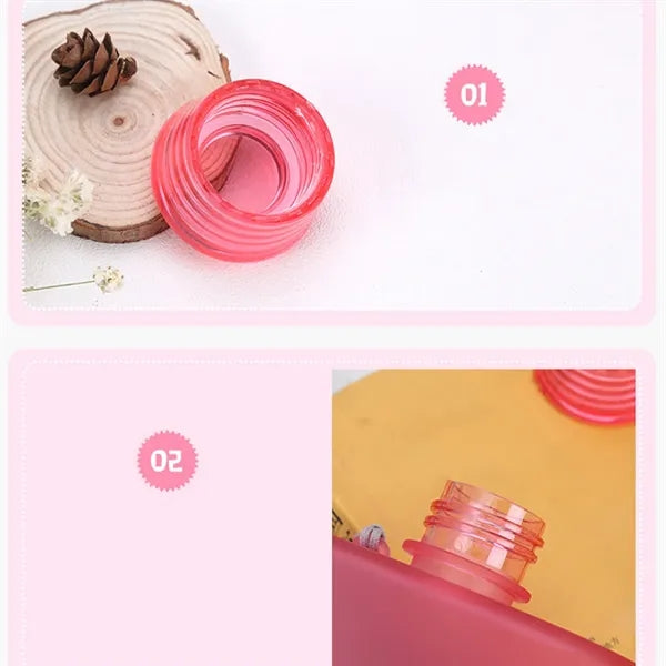 13.5oz Gradient Lightweight Glass Water Bottle with Lanyard