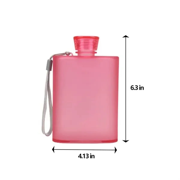 13.5oz Gradient Lightweight Glass Water Bottle with Lanyard