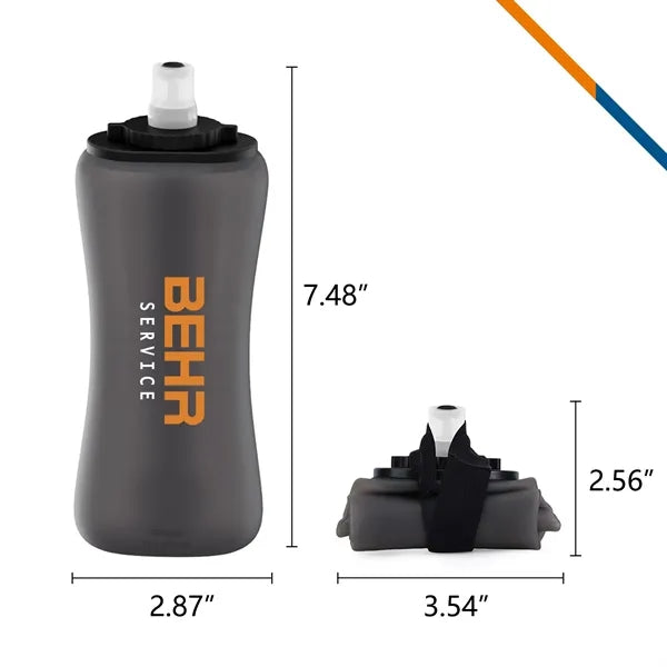Tovin Collapsible Silicone Water Bottle - 12 OZ.