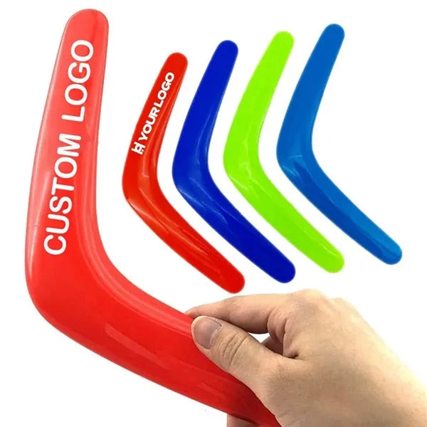 Plastic boomerang flying disc outdoor toy for kids adults
