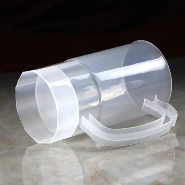 Plastic beer mug with handle multi-color custom for parties