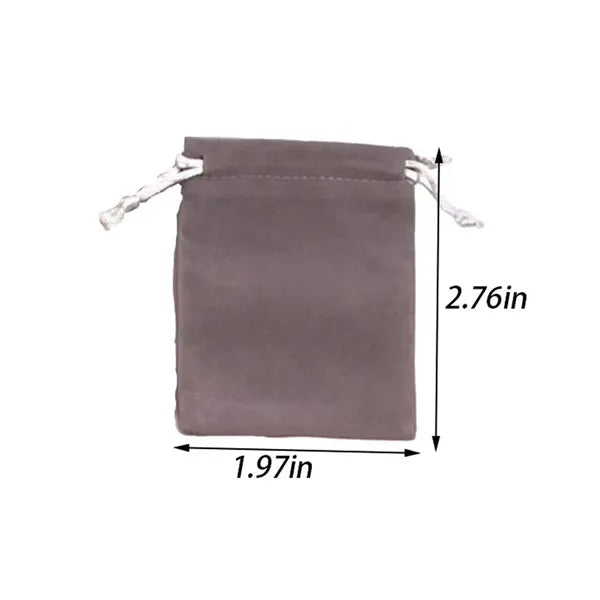 Velvet drawstring jewelry bag small pouch for wedding
