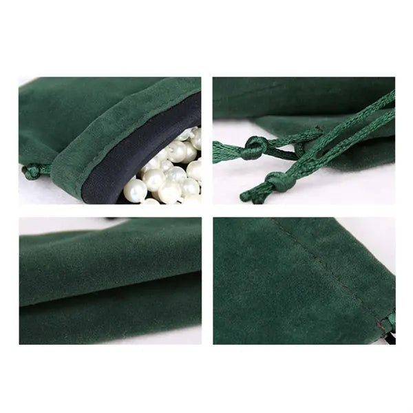 Velvet drawstring jewelry bag small pouch for wedding