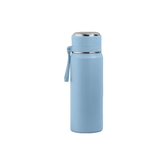17 Oz Insulated Stainless Steel Dual Lid Water Bottle