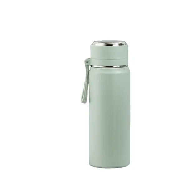 17 Oz Insulated Stainless Steel Dual Lid Water Bottle