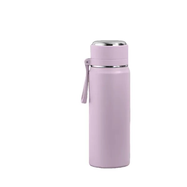 17 Oz Insulated Stainless Steel Dual Lid Water Bottle