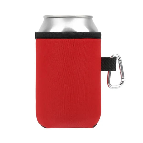 12Oz Can Cooler With Carabiner