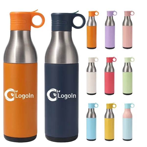 16 oz Stainless Steel Water Bottle 2-in-1 Vacuum Flask