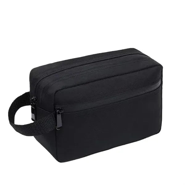 Oxford Fabric Travel Toiletry Bag with Zippered Compartments