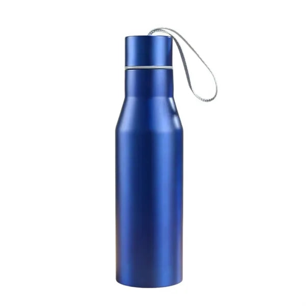 17oz Stainless Steel Water Bottle with Carry Strap