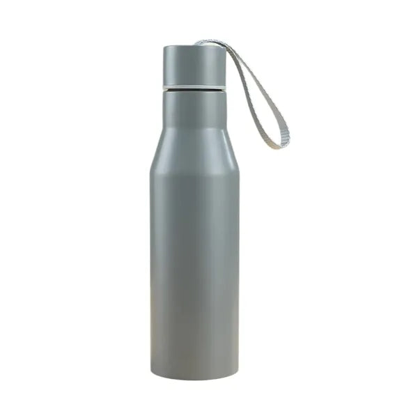 17oz Stainless Steel Water Bottle with Carry Strap