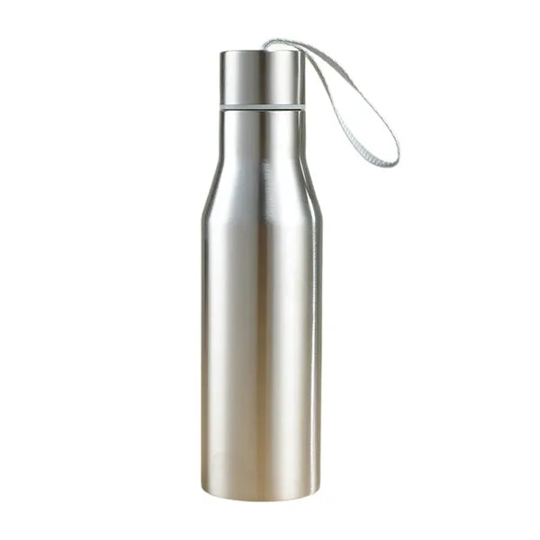 17oz Stainless Steel Water Bottle with Carry Strap