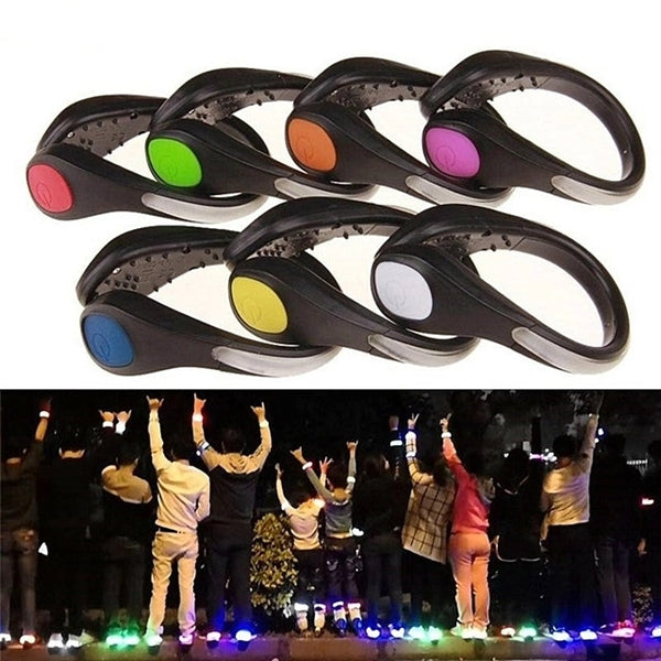 Outdoor LED Shoe Clip Night Safety Light For Running Cycling
