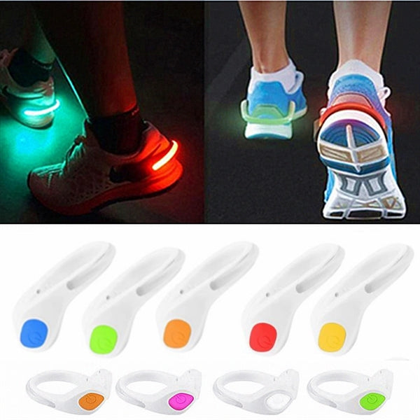 LED Shoe Clip Night Safety Light Outdoor For Running