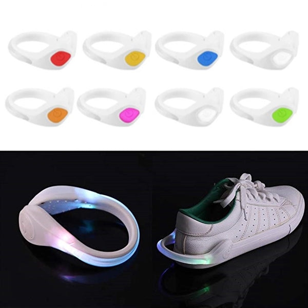 LED Shoe Clip Night Safety Light Outdoor For Running