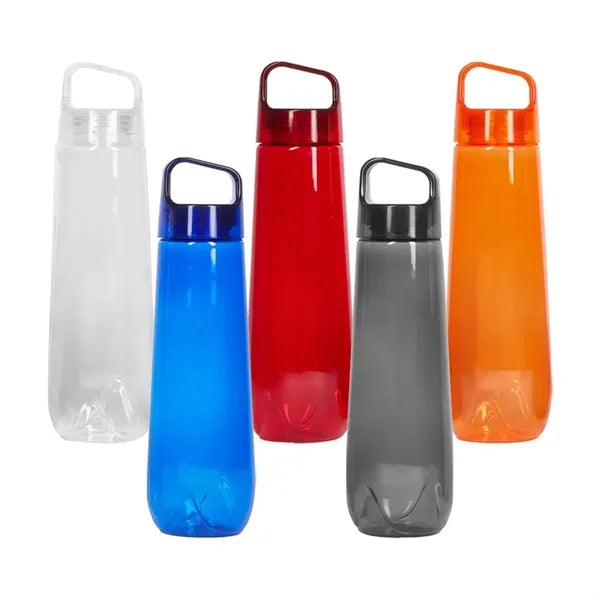 25 oz. Plastic Water Bottle with Carry Handle Lid