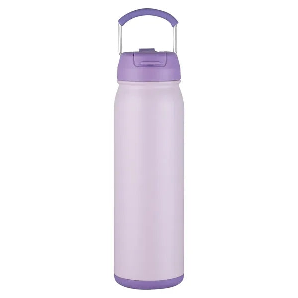 24 oz. PopSip Vacuum Insulated Water Bottle w/2-in-1 Sipper