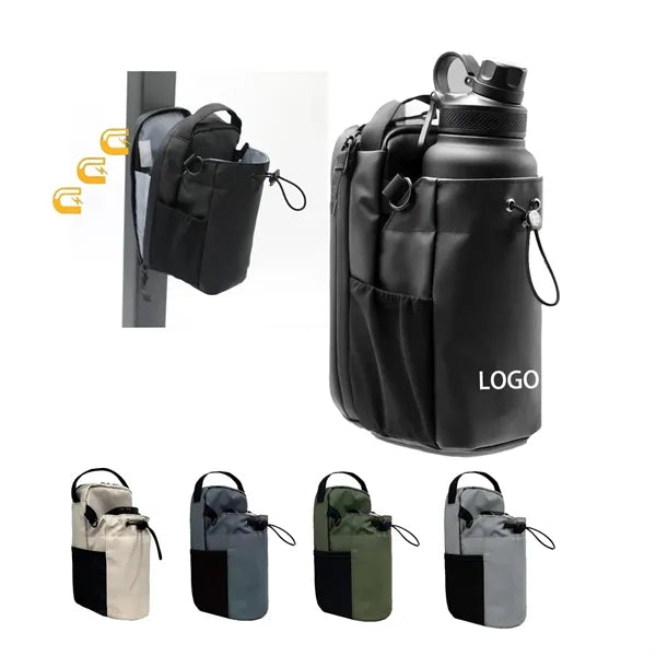 Magnetic Gym Water Bottle Bag