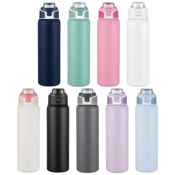 28 oz. PopSip Vacuum Insulated Water Bottle w/Sipper Lid