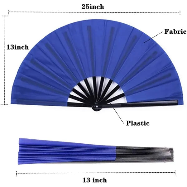 13" Large Folding Clacking Popping Fan