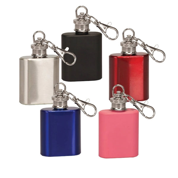 Stainless Steel Flask Keychain
