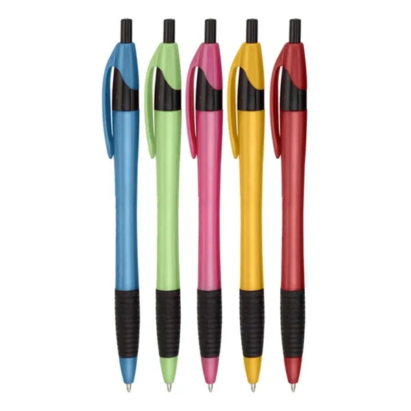 Union Printed - Slims Shiny Grip Click Pen