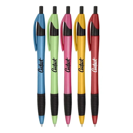 Union Printed - Slims Shiny Grip Click Pen