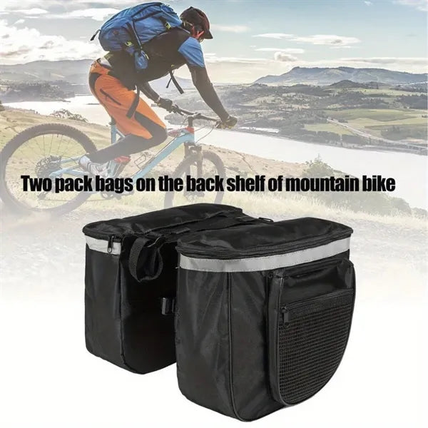 Waterproof Bike Rear Rack Bag for Commuting and Outdoor Adve