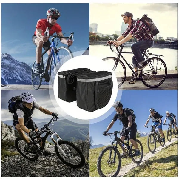Waterproof Bike Rear Rack Bag for Commuting and Outdoor Adve