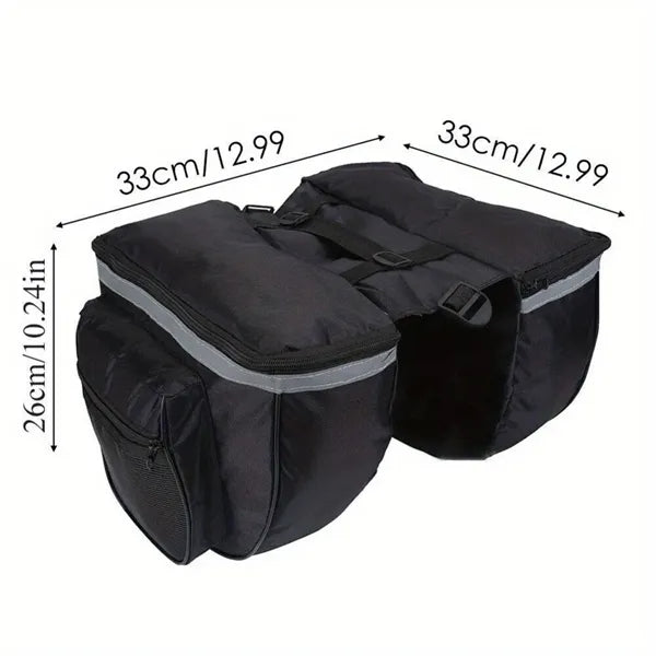 Waterproof Bike Rear Rack Bag for Commuting and Outdoor Adve