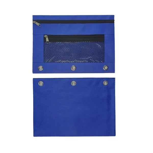 Clear Zippered Pen & Pencil Pouch