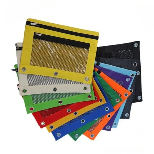 Clear Zippered Pen & Pencil Pouch