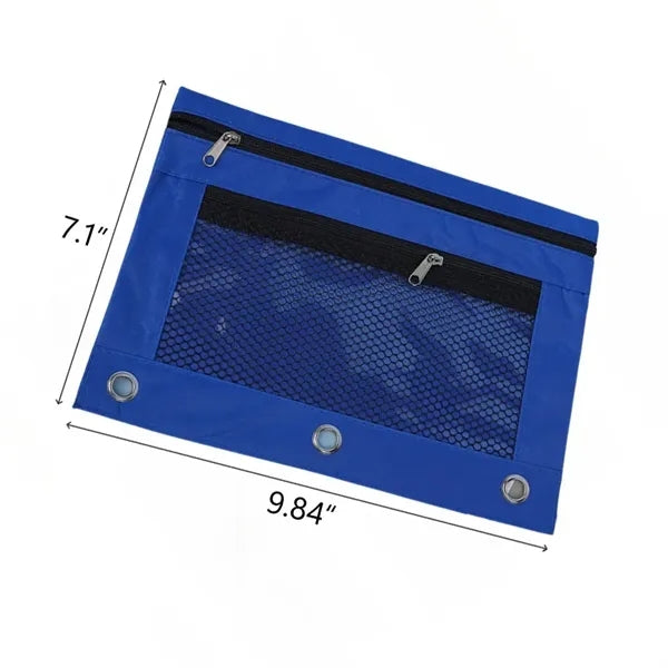 Clear Zippered Pen & Pencil Pouch