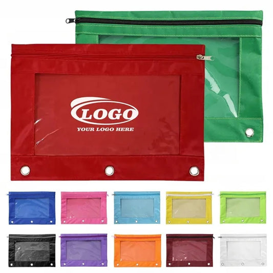 Lightweight Pen & Pencil Pouch with Clear Window