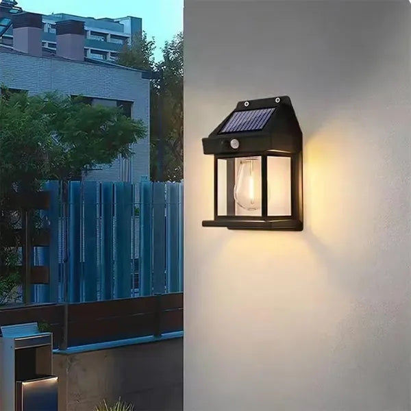 Waterproof Motion Sensor Auto Switch 3-Mode Solar Wall Light