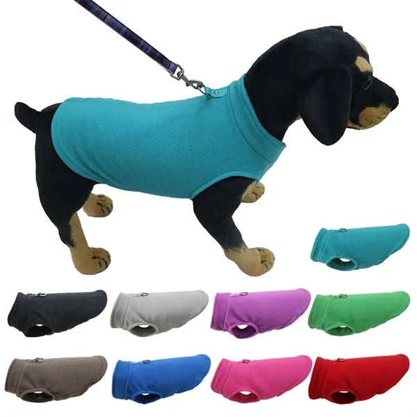 Pet Fleece Puppy Vest Winter Dog Clothes